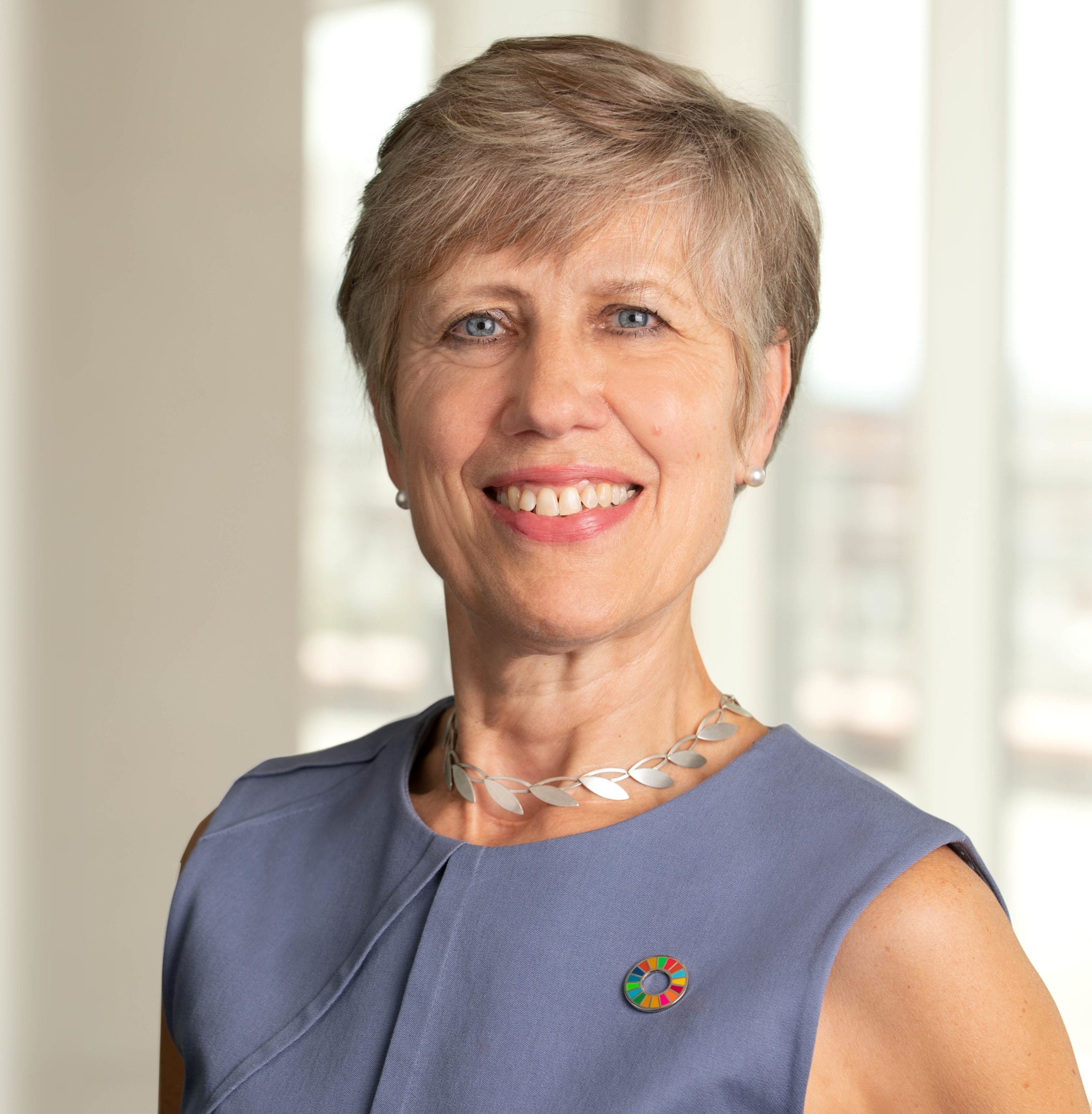 Anne Marie Verstraeten smiles